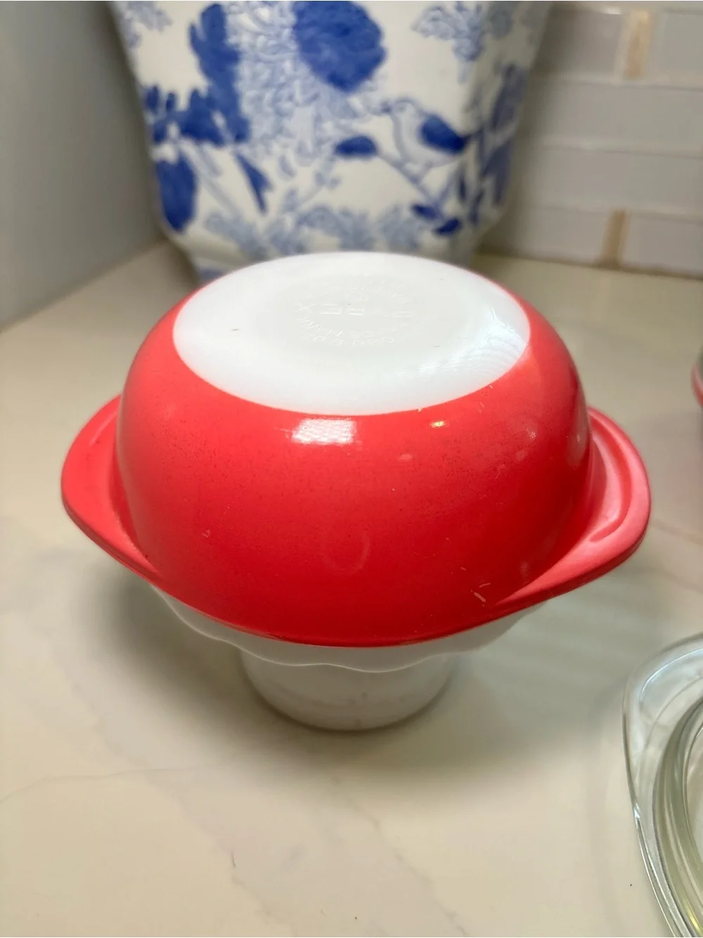 PYREX 50s Flamingo Pink Individual Casserole Dishes Set 8oz C-080 w/ lids C-980